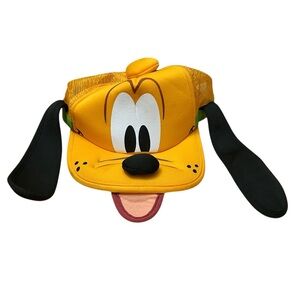 Disneyland Goofy Yellow and Black Character Cap